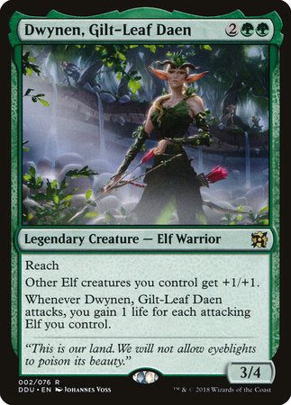 Dwynen, Gilt-Leaf Daen [Duel Decks: Elves vs. Inventors] | Good Games North