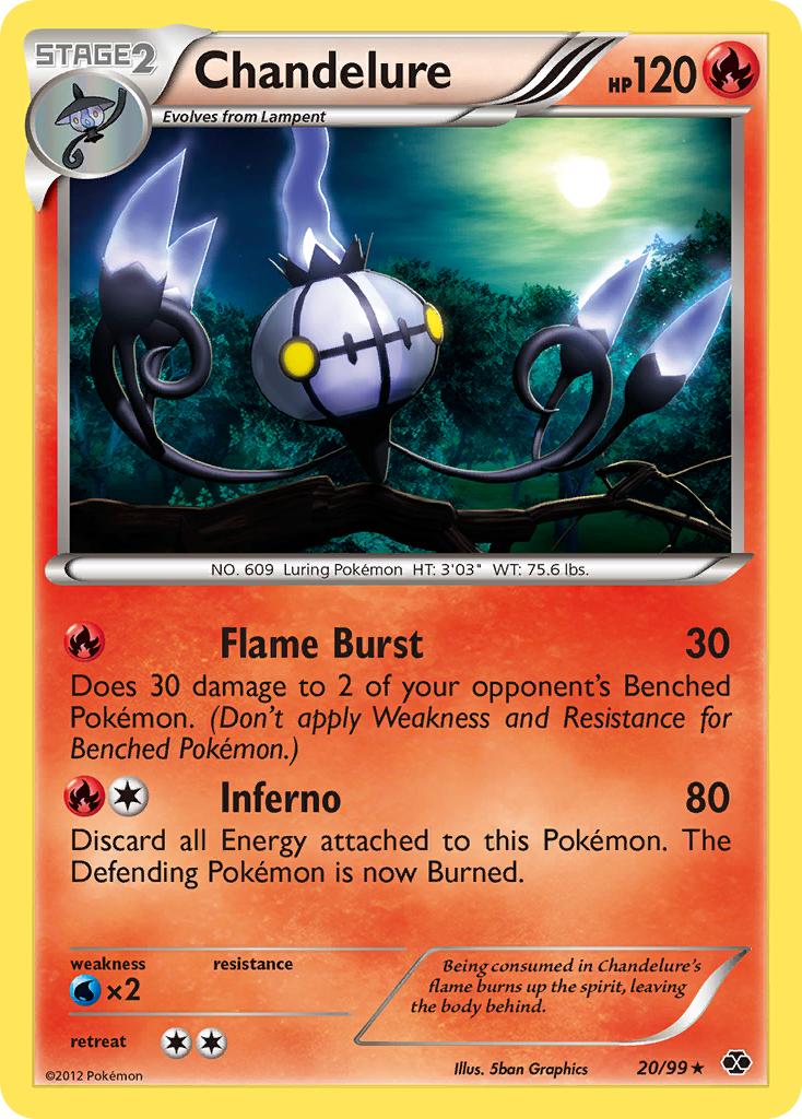 Chandelure (20/99) [Black & White: Next Destinies] | Good Games North