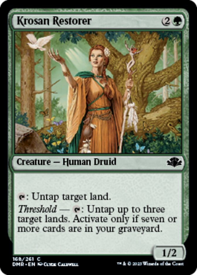 Krosan Restorer [Dominaria Remastered] | Good Games North