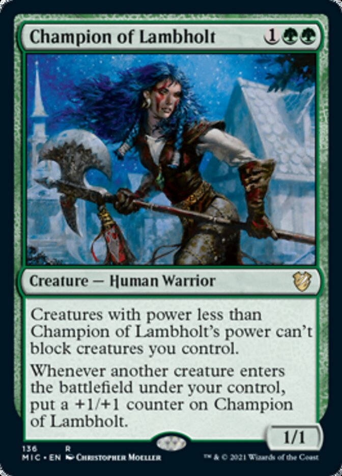 Champion of Lambholt [Innistrad: Midnight Hunt Commander] | Good Games North