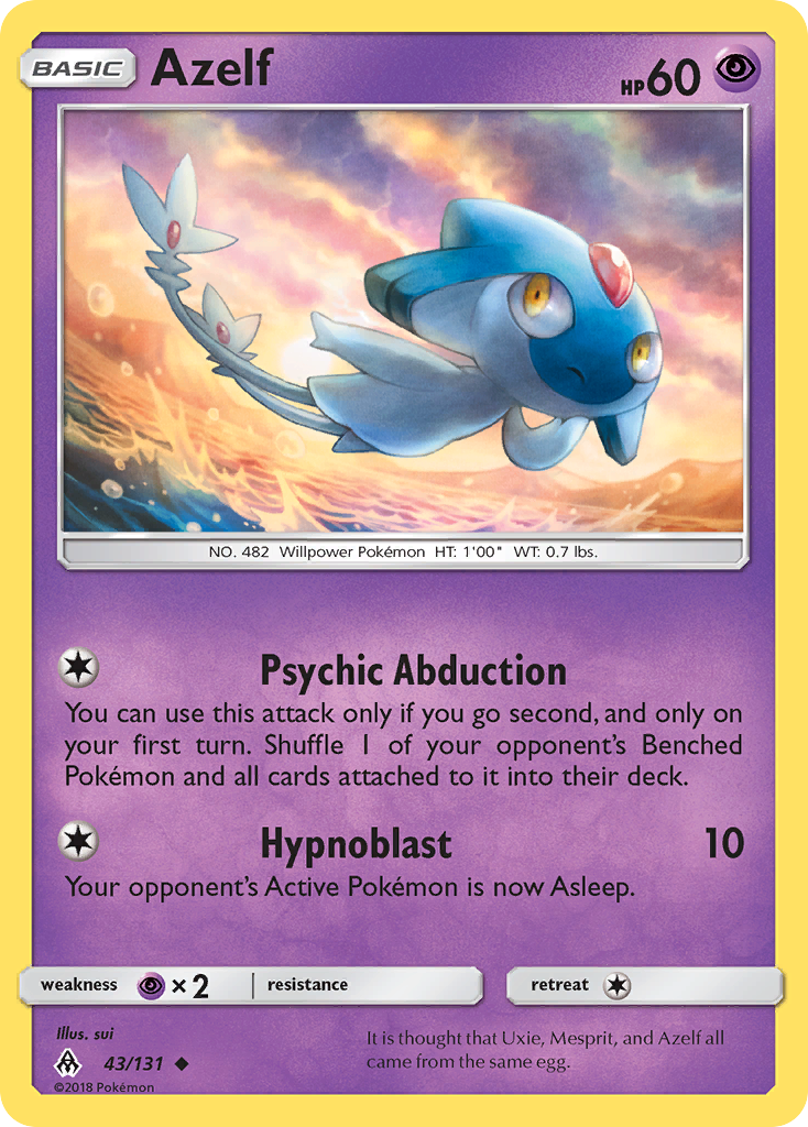 Azelf (43/131) [Sun & Moon: Forbidden Light] | Good Games North