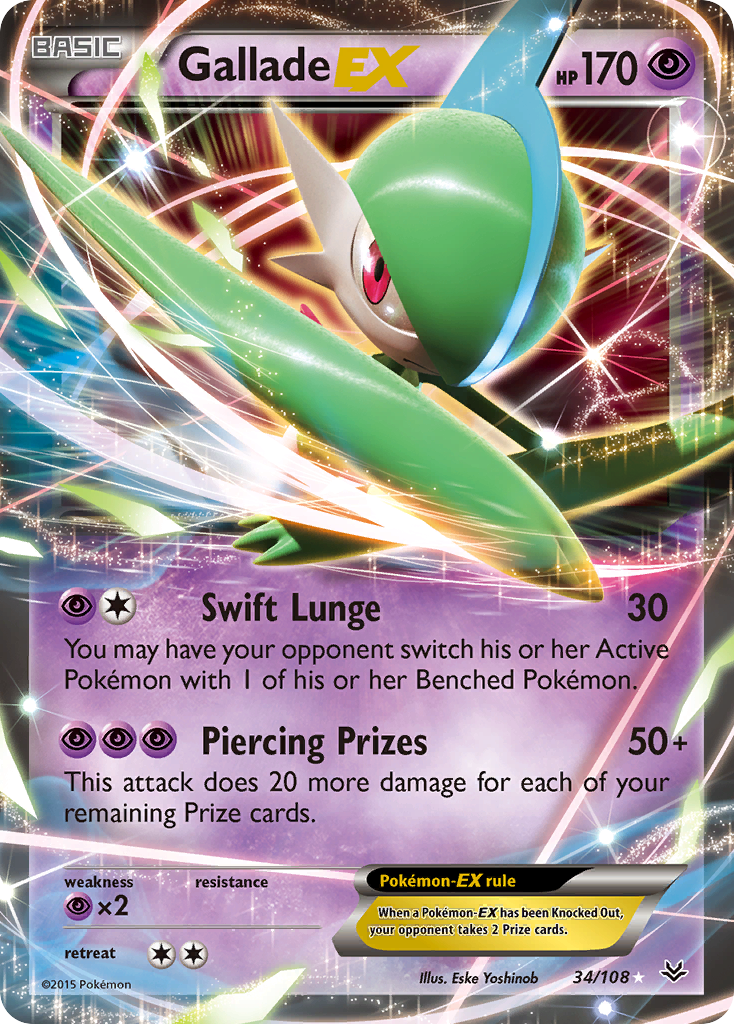 Gallade EX (34/108) [XY: Roaring Skies] | Good Games North