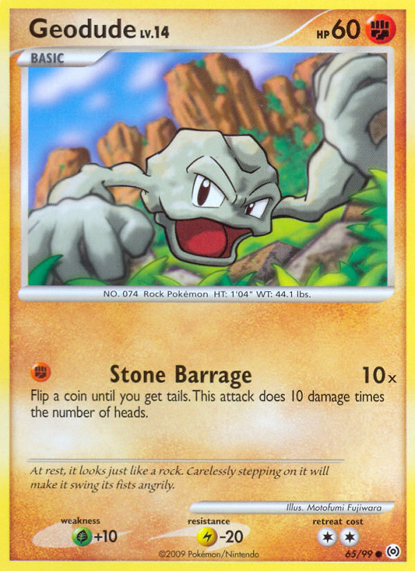 Geodude (65/99) [Platinum: Arceus] | Good Games North