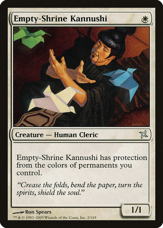 Empty-Shrine Kannushi [Betrayers of Kamigawa] | Good Games North