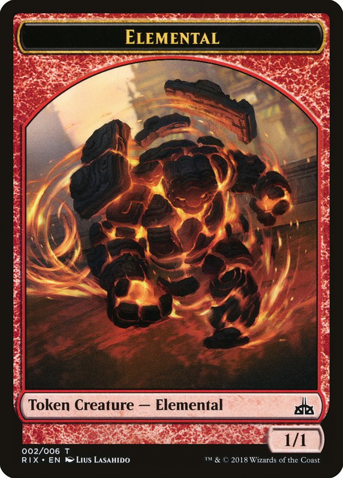 Elemental (002/006) [Rivals of Ixalan Tokens] | Good Games North