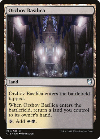 Orzhov Basilica [Commander 2018] | Good Games North