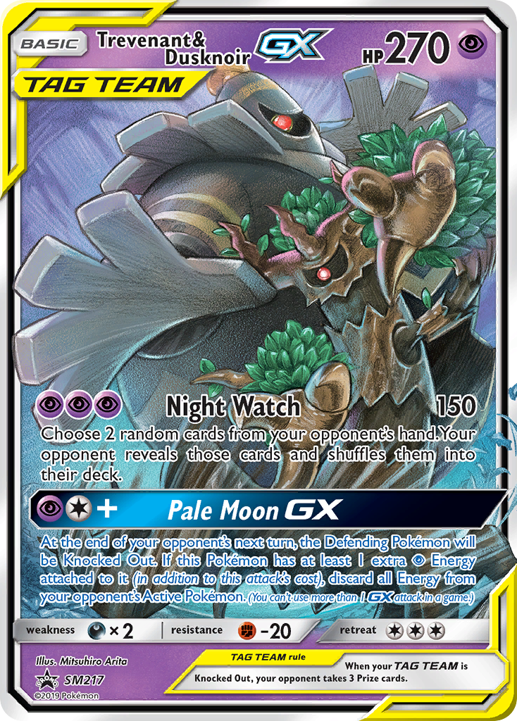 Trevenant & Dusknoir GX (SM217) [Sun & Moon: Black Star Promos] | Good Games North