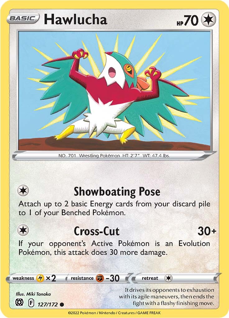 Hawlucha (127/172) [Sword & Shield: Brilliant Stars] | Good Games North