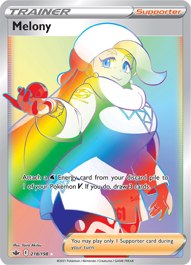 Melony (218/198) [Sword & Shield: Chilling Reign] | Good Games North