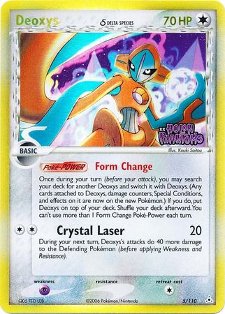 Deoxys (5/110) (Delta Species) (Stamped) [EX: Holon Phantoms] | Good Games North