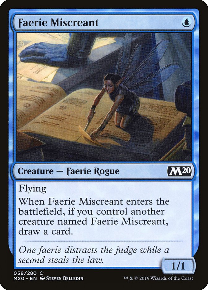 Faerie Miscreant [Core Set 2020] | Good Games North