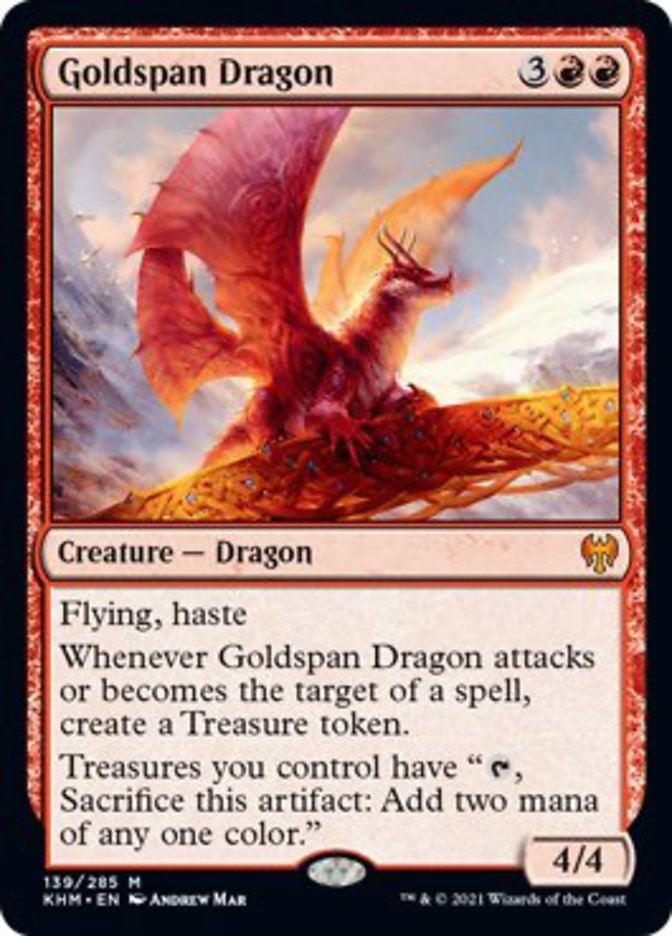 Goldspan Dragon [Kaldheim] | Good Games North