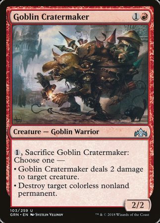 Goblin Cratermaker [Guilds of Ravnica] | Good Games North