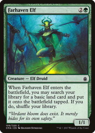 Farhaven Elf [Commander Anthology] | Good Games North
