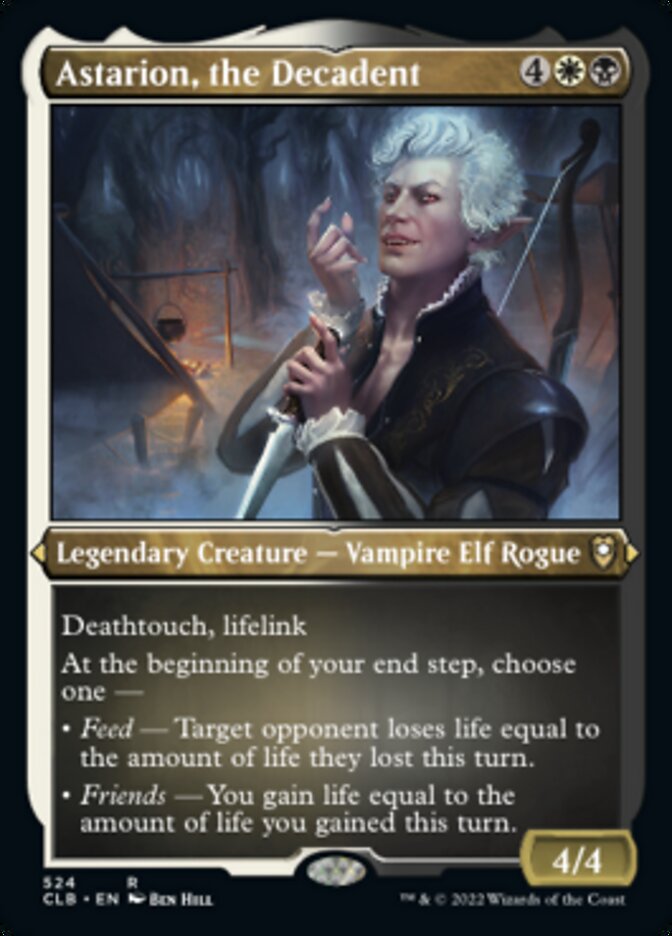 Astarion, the Decadent (Foil Etched) [Commander Legends: Battle for Baldur's Gate] | Good Games North
