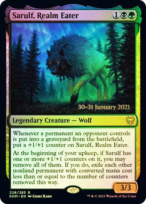 Sarulf, Realm Eater  [Kaldheim Prerelease Promos] | Good Games North