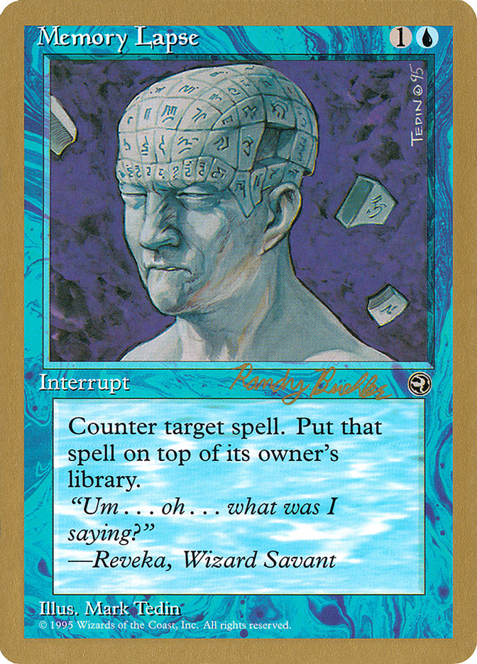 Memory Lapse (Randy Buehler) [World Championship Decks 1998] | Good Games North