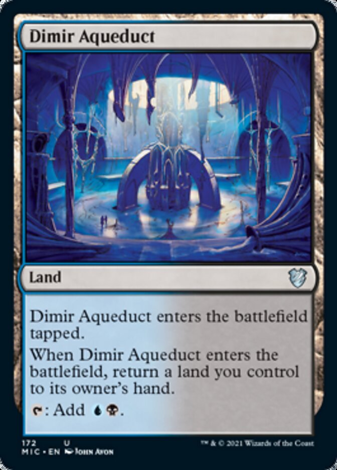 Dimir Aqueduct [Innistrad: Midnight Hunt Commander] | Good Games North