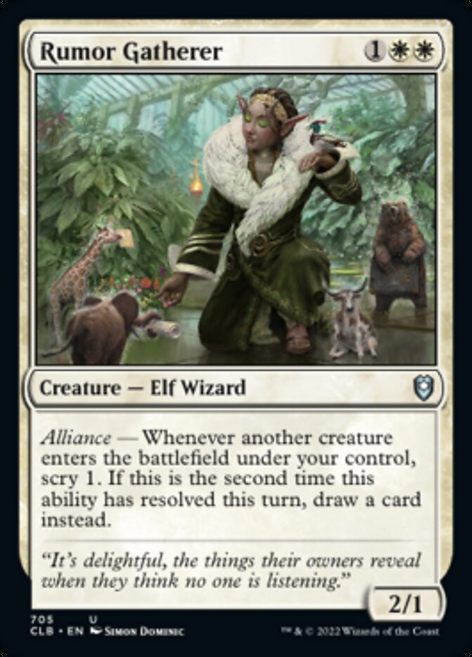 Rumor Gatherer [Commander Legends: Battle for Baldur's Gate] | Good Games North