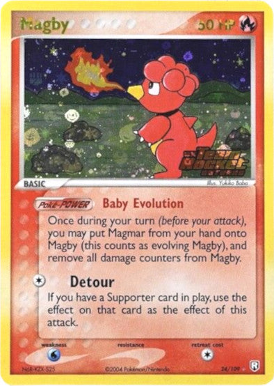Magby (24/109) (Stamped) [EX: Team Rocket Returns] | Good Games North