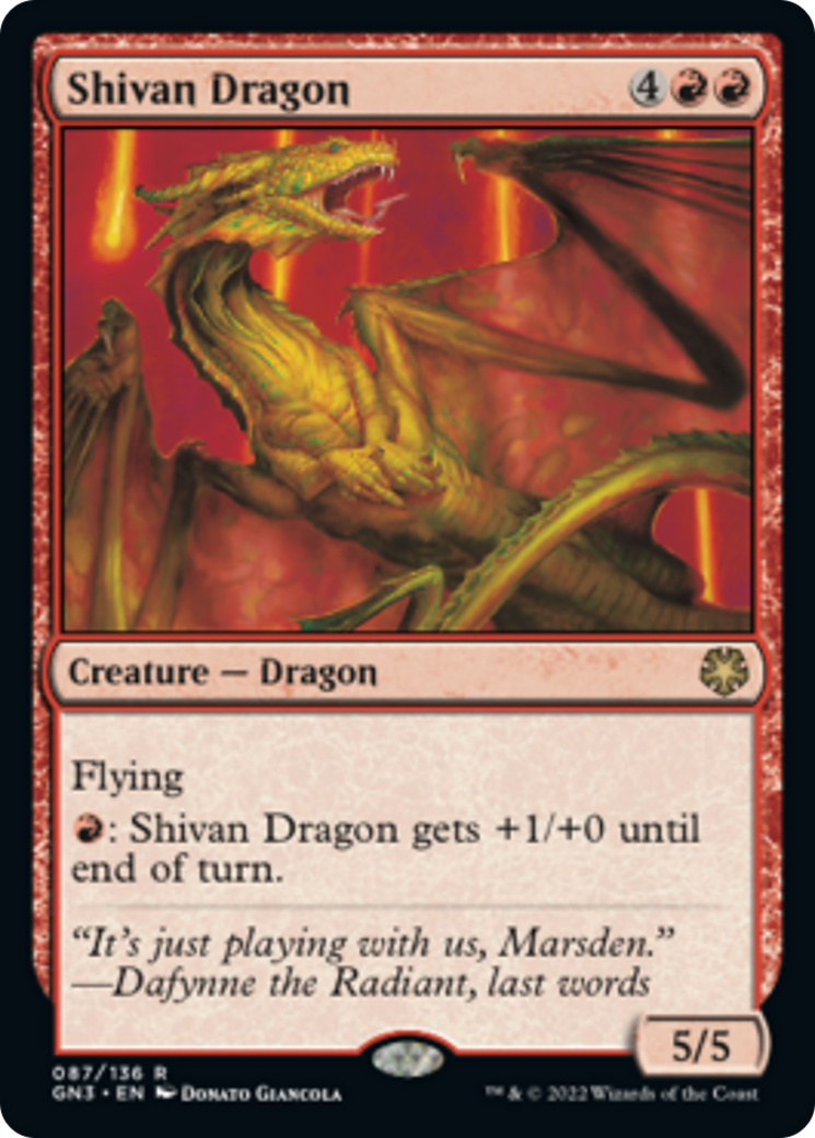 Shivan Dragon [Game Night: Free-for-All] | Good Games North