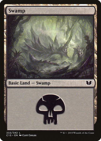 Swamp (332) [Commander 2015] | Good Games North