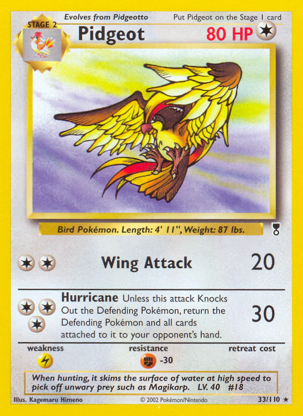 Pidgeot (33/110) [Legendary Collection] | Good Games North