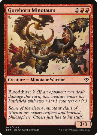 Gorehorn Minotaurs [Archenemy: Nicol Bolas] | Good Games North