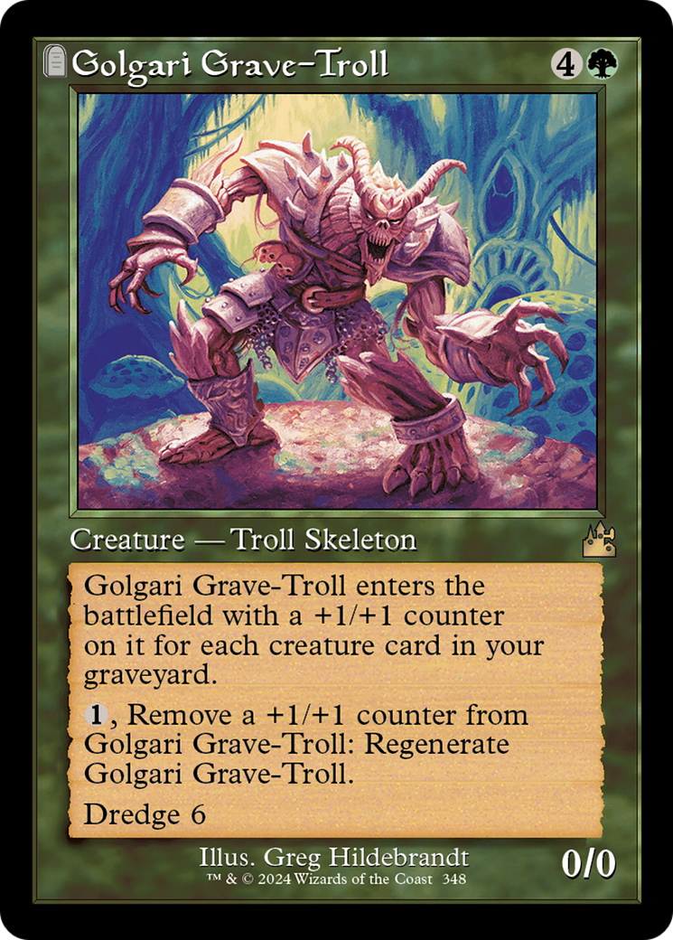 Golgari Grave-Troll (Retro Frame) [Ravnica Remastered] | Good Games North