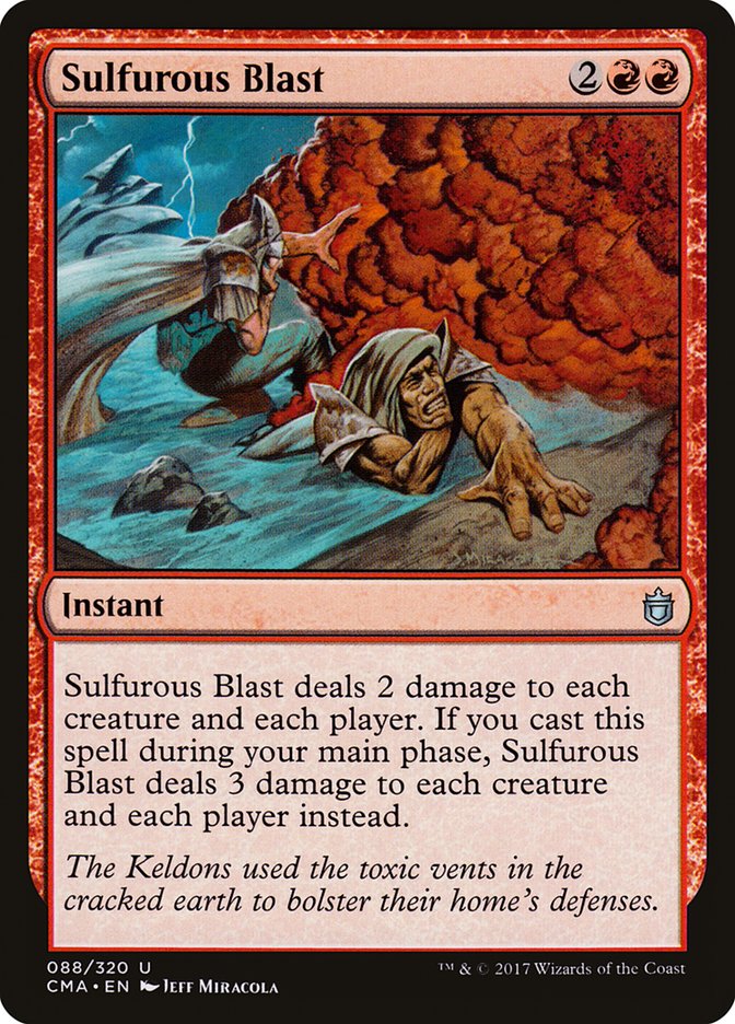 Sulfurous Blast [Commander Anthology] | Good Games North