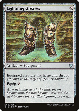 Lightning Greaves [Commander 2016] | Good Games North