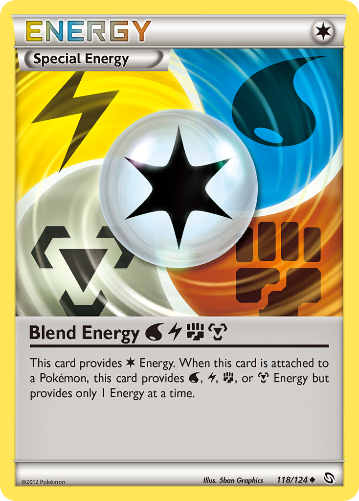 Blend Energy WaterLightningFightingMetal (118/124) [Black & White: Dragons Exalted] | Good Games North