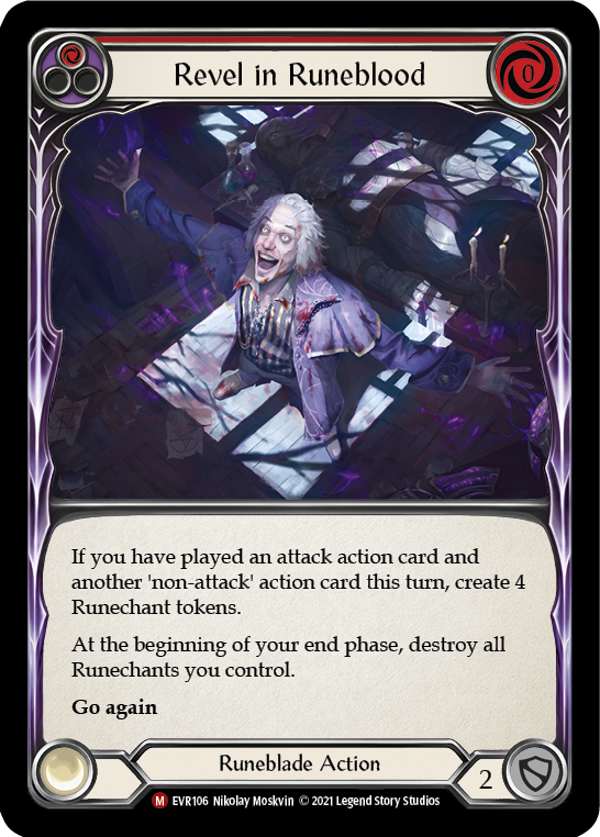 Revel in Runeblood [EVR106] (Everfest)  1st Edition Normal | Good Games North