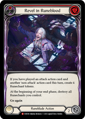 Revel in Runeblood [EVR106] (Everfest)  1st Edition Rainbow Foil | Good Games North