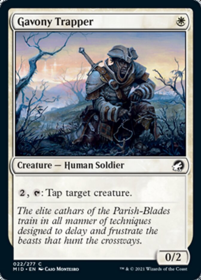 Gavony Trapper [Innistrad: Midnight Hunt] | Good Games North