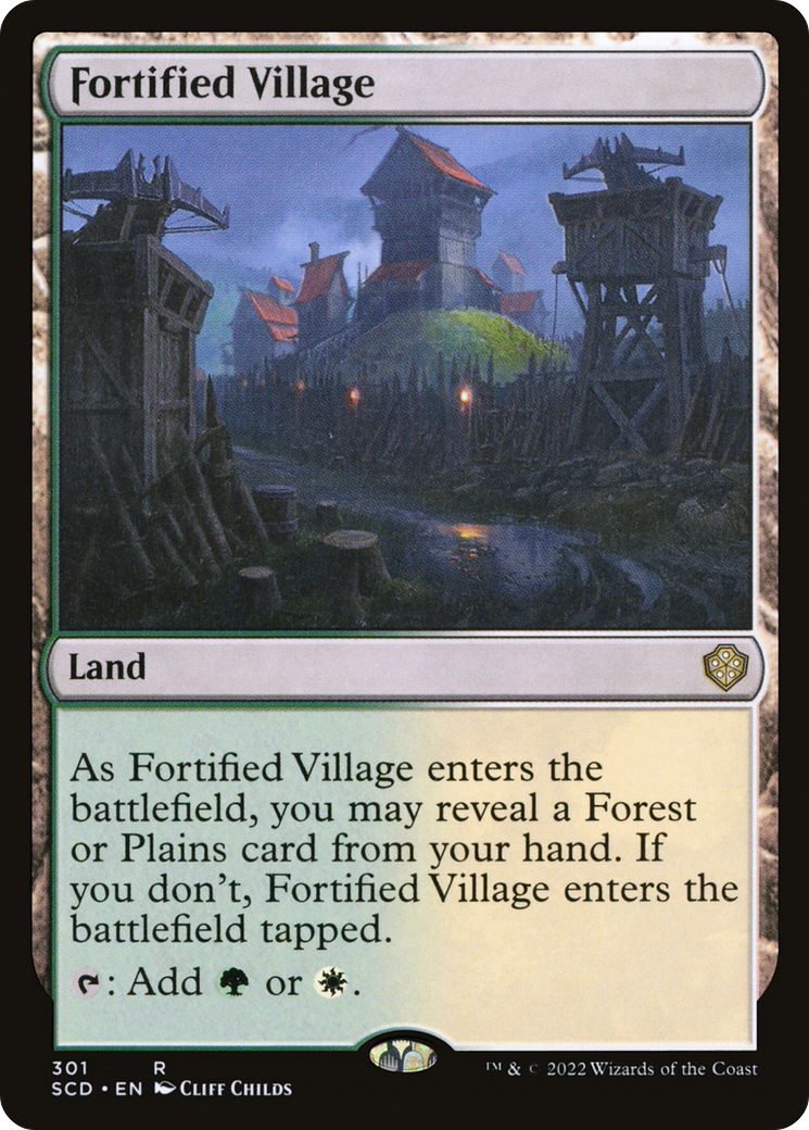 Fortified Village [Starter Commander Decks] | Good Games North