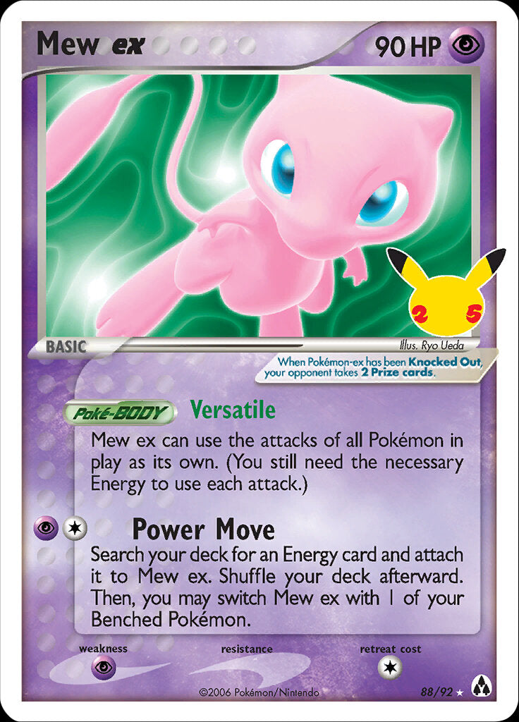 Mew ex (88/92) [Celebrations: 25th Anniversary - Classic Collection] | Good Games North