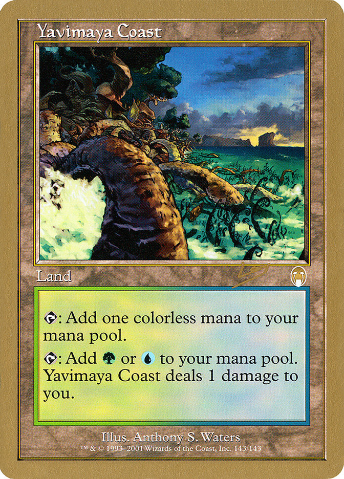 Yavimaya Coast (Raphael Levy) [World Championship Decks 2002] | Good Games North
