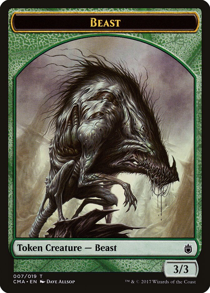 Beast (007/019) [Commander Anthology Tokens] | Good Games North