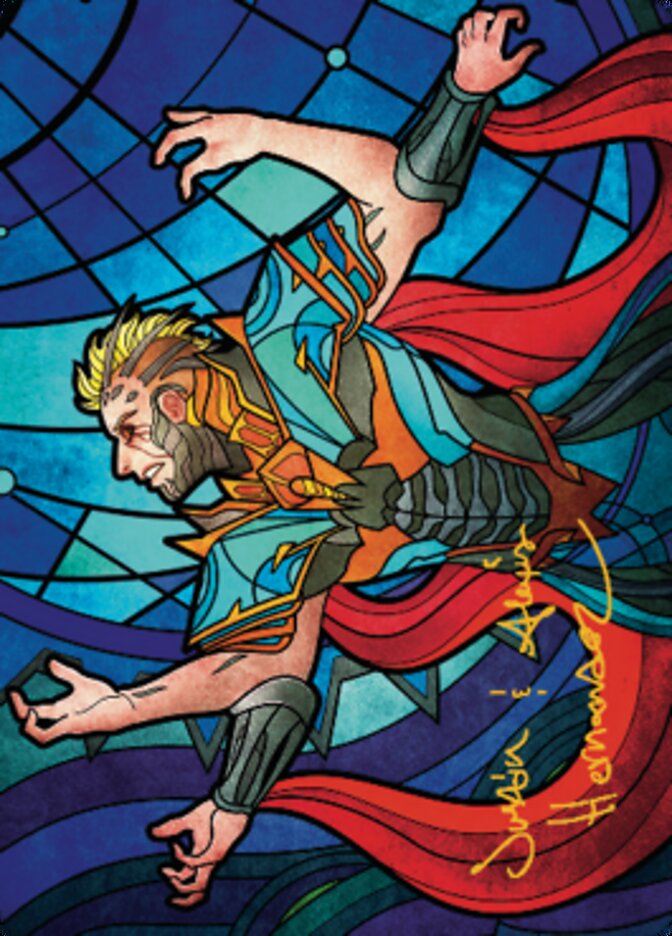 Ertai Resurrected Art Card 2 (Gold-Stamped Signature) [Dominaria United Art Series] | Good Games North