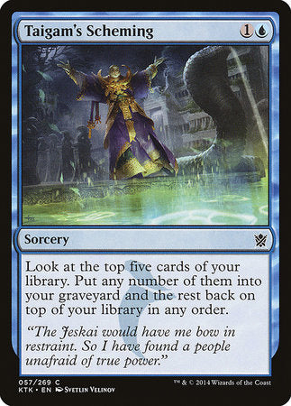 Taigam's Scheming [Khans of Tarkir] | Good Games North