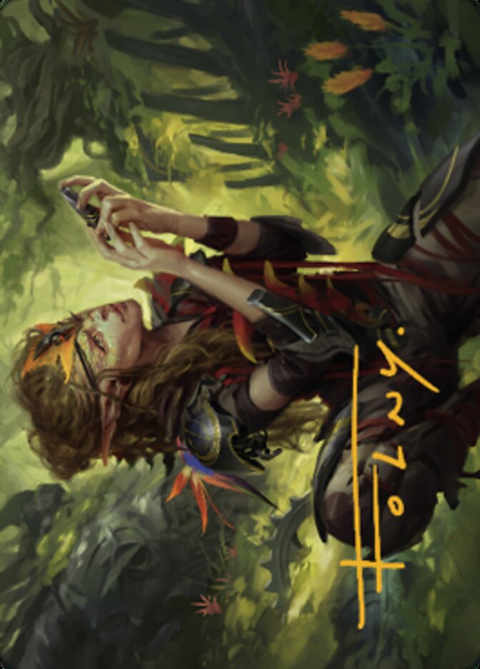 Meria, Scholar of Antiquity Art Card (Gold-Stamped Signature) [Dominaria United Art Series] | Good Games North