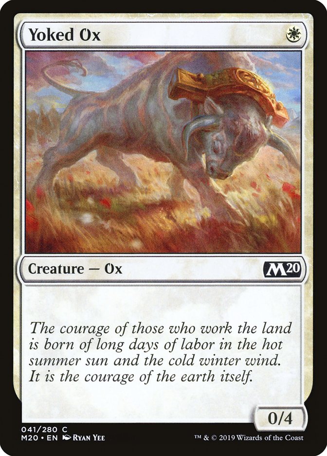 Yoked Ox [Core Set 2020] | Good Games North