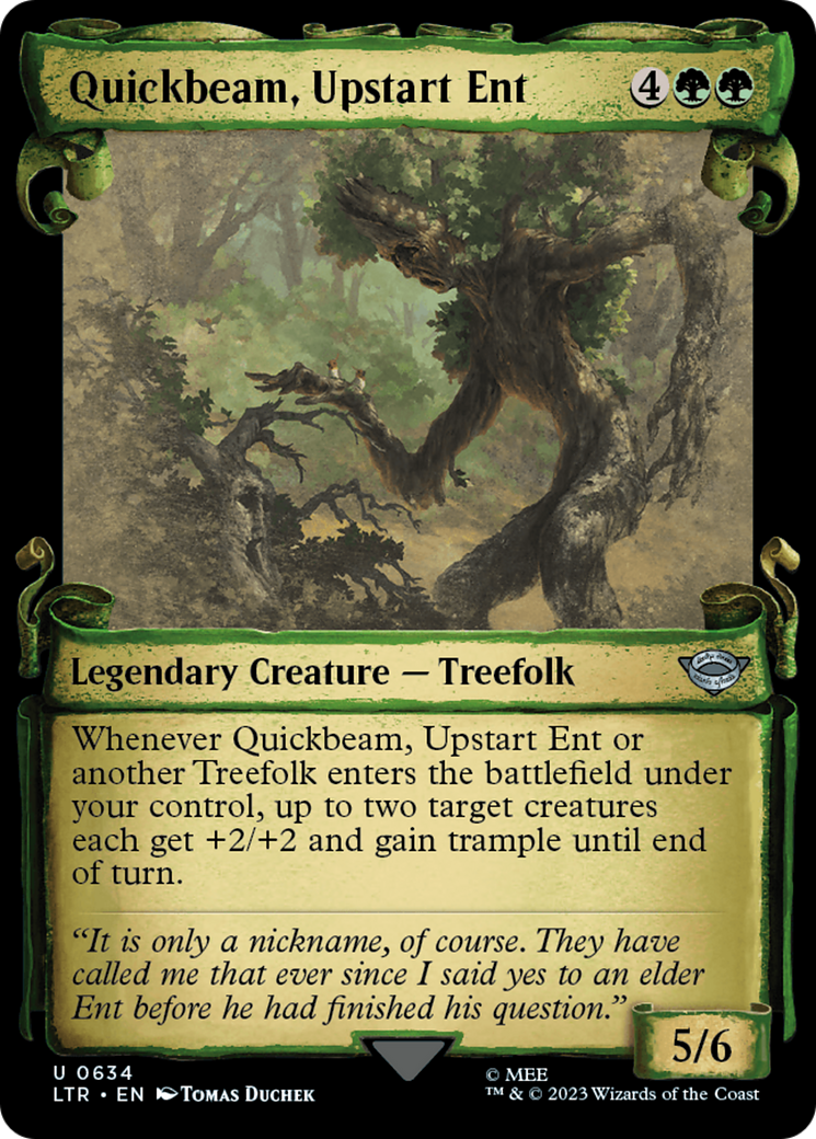 Quickbeam, Upstart Ent [The Lord of the Rings: Tales of Middle-Earth Showcase Scrolls] | Good Games North