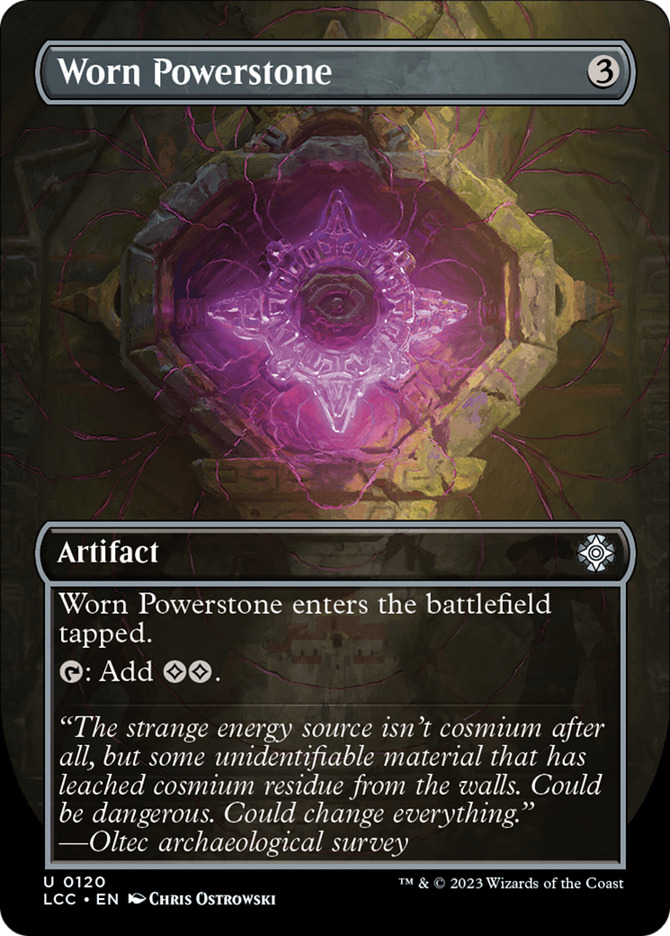 Worn Powerstone (Borderless) [The Lost Caverns of Ixalan Commander] | Good Games North