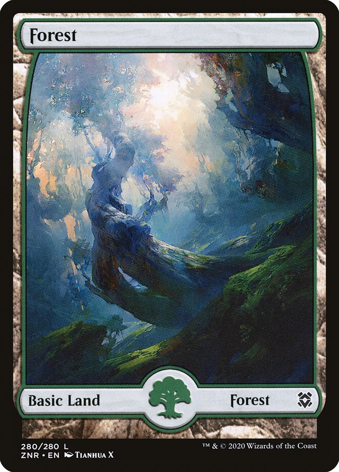 Forest (280) [Zendikar Rising] | Good Games North