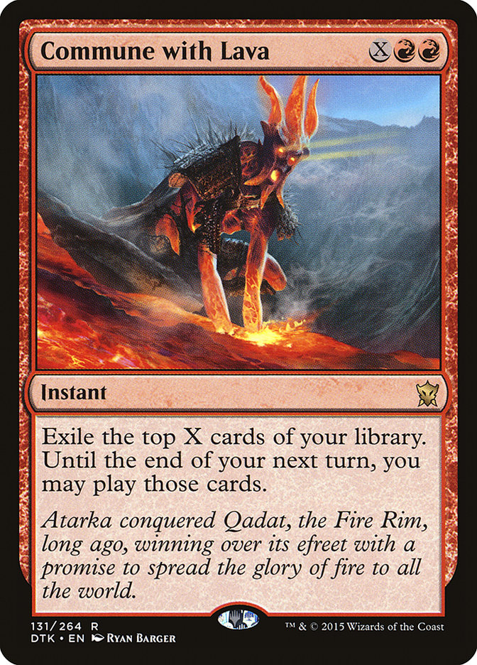 Commune with Lava [Dragons of Tarkir] | Good Games North