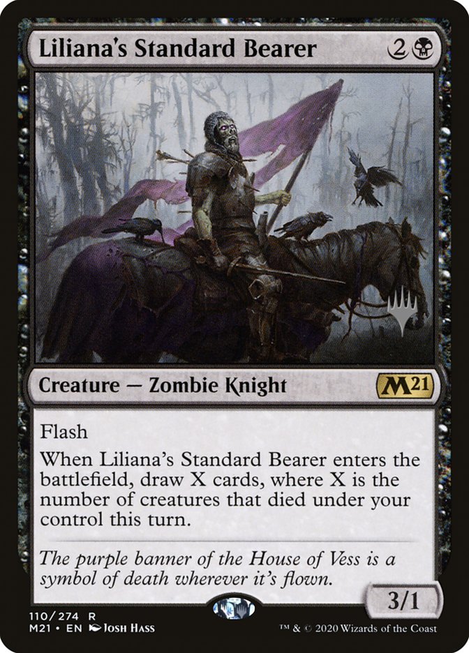 Liliana's Standard Bearer (Promo Pack) [Core Set 2021 Promos] | Good Games North