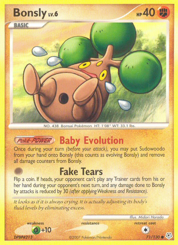 Bonsly (71/130) [Diamond & Pearl: Base Set] | Good Games North