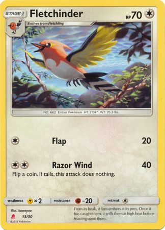 Fletchinder (13/30) [Sun & Moon: Trainer Kit - Lycanroc] | Good Games North
